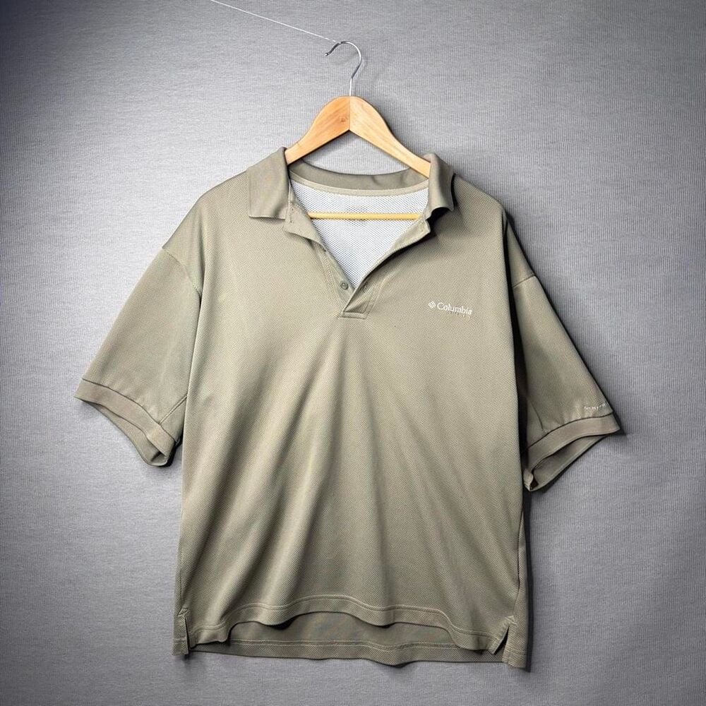 Columbia-sportswear Men's Cream and Khaki Polo-shirts